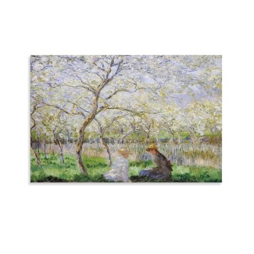 �N���[�h�E���l�w�t�A1886�x�|�X�^�[ �z�[������ �p�l�� �ǃA�[�g ����Ǌ|�� �G�� �ŉ� �|�p��i �C���e���A20x30inch(50x75cm)