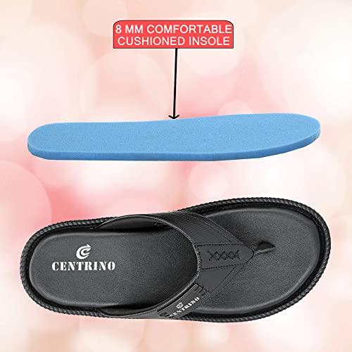 Image of Centrino Men's Flip-Flop Slippers | Luxurious Comfort for Every Step | Slip-On Ease, Stylish Design | Perfect for Beach Days, Poolside Lounging, and Casual Wear (8201)