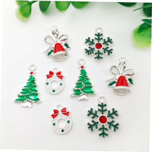 Breloques de Noël légères en alliage pour éviter les bijoux lourds DIY