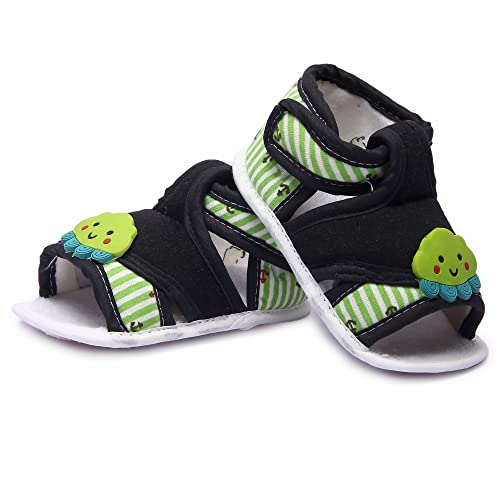 Image of Unisex Boys & Girls, Infant Sandal for Newborn, First Walking Baby Sandal (6-9 Months) Green