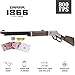 Barra Air Guns 1866 Cowboy Series Lever Action Air Rifle, Shoots .177 Caliber Pellets and BBS, 600-800 FPS, Pellet Guns for Adults and Kids (Silver Kit Pump Powered)