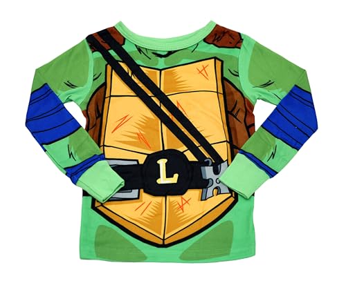 Nickelodeon TMNT Boys Pajamas - Snug Fit Jersey Knit Sleepwear Set - Ninja Turtles PJs for Kids - Sizes 4-102