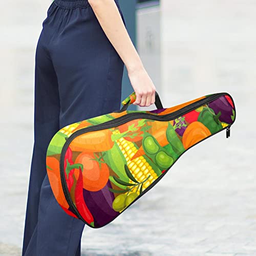 Housse pour ukulélé – Légumes colorés – Citrouille, maïs, pois, aubergine – 10 mm d’épaisseur – Rembourrage en éponge de… - Les Beatles, Paul McCartney, John Lennon, RIngo Starr, George Harrison Housse pour ukulélé - Légumes colorés - Citrouille, maïs, pois, aubergine - 10 mm d'épaisseur - Rembourrage en éponge de… – Image 7