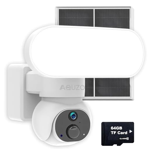 Solar Floodlight Security Camera with AI