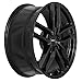 4x Dezent alloy rims TR black 6.5Jx16 ET48 5x112 compatible with MG 3