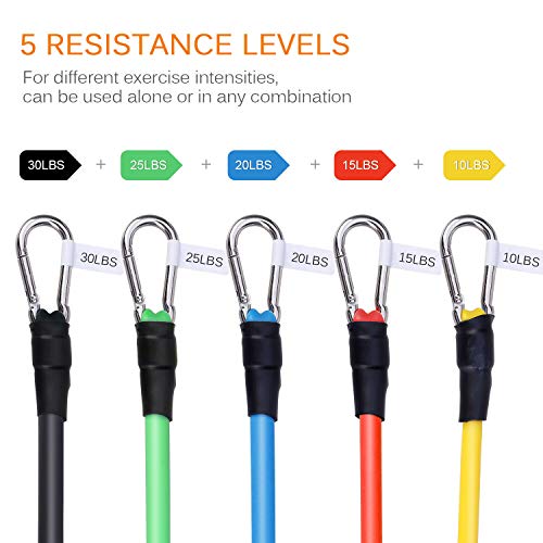 11pcs/Set Fitness Pull Rope Resistance Bands TPE Strength Gym Equipment Home Elastic Exercises Body Fitness Workout Equipment - Home Fitness Guru 11pcs/Set Fitness Pull Rope Resistance Bands TPE Strength Gym Equipment Home Elastic Exercises Body Fitness Workout Equipment - Image 8