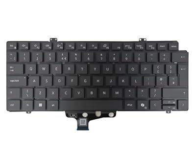 Laptop Replacement Keyboard for Dell Pro 14 Plus PB14250 PB14255, Pro 14 PC14250 PC14255, Pro Max 14 MC14250, P193G P196G P199G, Backlit, Without Palmrest Cover (UK English Layout)