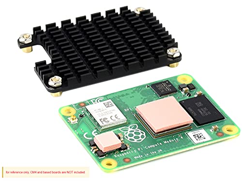 Disipador de aluminio para Raspberry Pi CM4 con muesca de antena 3
