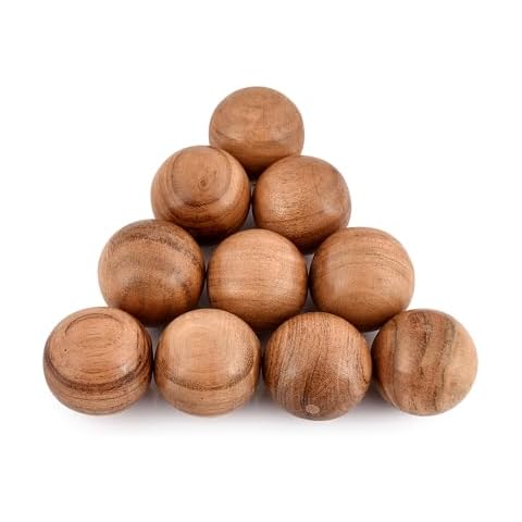 Indus Lifespace Acacia Wood Decorative Balls Set Cover