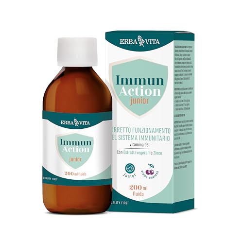 ERBA VITA Immun Action Fluido Junior integratore alimentare...