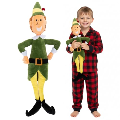 Image of Elf Buddy The Elf Movie Holiday Bedding Super Soft Plush Cuddle Pillow Buddy, One Size, (Officially Elf The Movie Product) By Franco