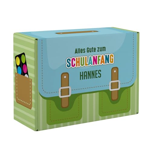 Striefchen® Alles Gute zum Schulanfang - Geschenkverpackung mit Name...