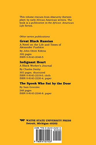 The Roots Of African American Drama: An Anthology Of Early Plays, 1858-1938 (African American Life Series) #TOP1