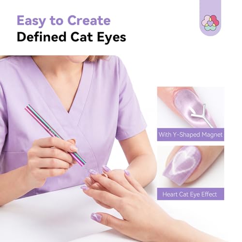 Image of SAVILAND Ultra-Strong Cat Eye Magnet Holographic Nail Magnet Stick