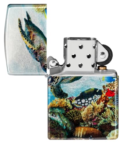 Encendedor Zippo Deep Sea Design 540 Tumbled Chrome miniatura 4