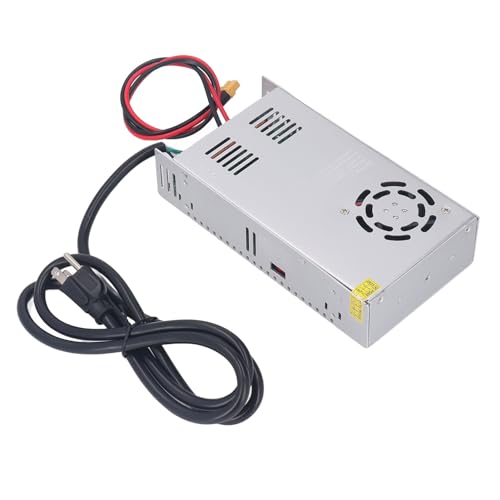 AC to DC Converter 110V to 12V Converter Aluminum Alloy Shell Power Supply for PCP Air Compressor US Plug