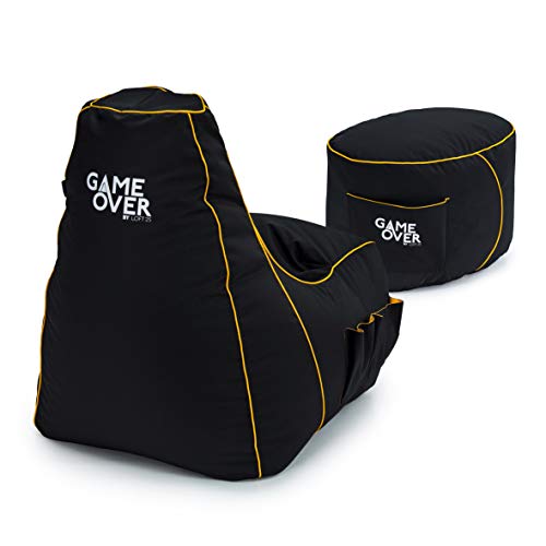 Game Over Combo Puff Pera para Video Juegos y Reposapiés | Interiores...