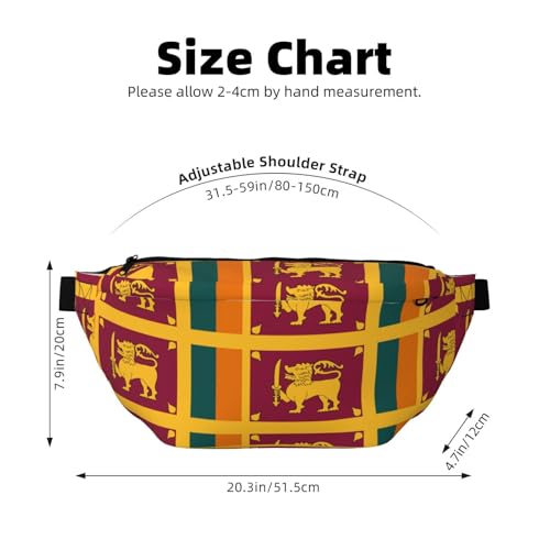 Sac banane de course Sri Lanka pour running et sessions de jogging