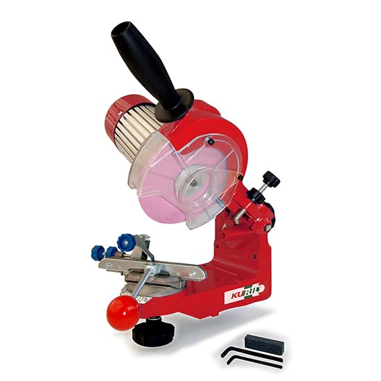 Afiladora eléctrica Kuril para Cadenas de Motosierra | Motor 230W | Velocidad 3000 RPM | Incluye 2 Discos de Afilado