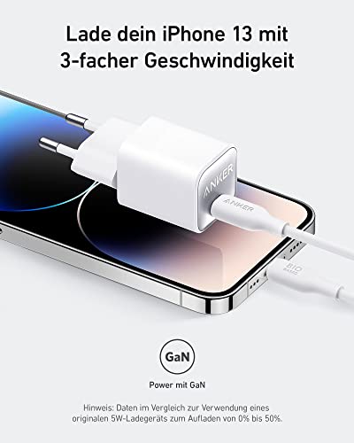 Anker 30W USB C Ladegerät, GaN 511 Nano 3, PIQ 3.0 PPS Schnellladegerät – Ansicht 4