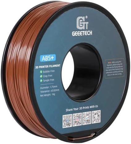 GEEETECH PLA Glow 3D Printer Filament,Glow in The Dark Filament 1.75mm, 1KG Spool (2.2 LBS) 3D Printing Filament for 3D Printers, Luminous Orange-red
