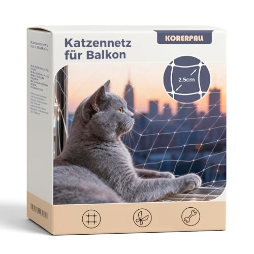 Rete per Gatti Balcone, Rete Balcone Gatto 5x 5 m, Rete Anti Uccelli, anti piccioni, Rete Gatti，Colore Trasparente, Tenacia Nuovo Materiale Antietà, Protezione Piscina, Maglia Quadrata