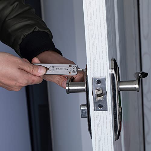 OLIGHT Opry Multifonction Outil 5 en 1 TC4 Titane Barre de Levier.Multitool d'extérieur pour Décapsuleur, Tournevis,Règle,Levier,Clé Hexagonale - Image 4