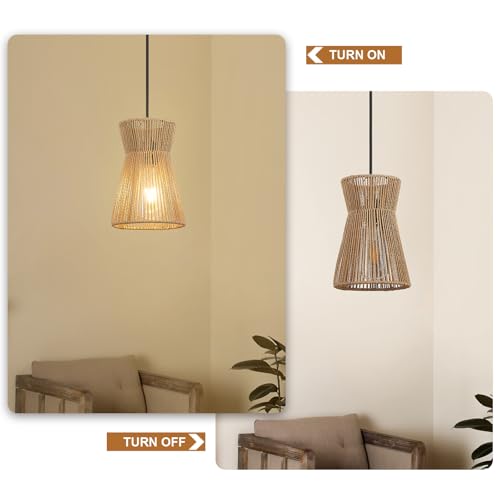Image of 3 Lights Plug in Pendant Light with Cord On /Off Switch | Industrial Ceiling Hanging Lamp Cord Farmhouse Cable DIY