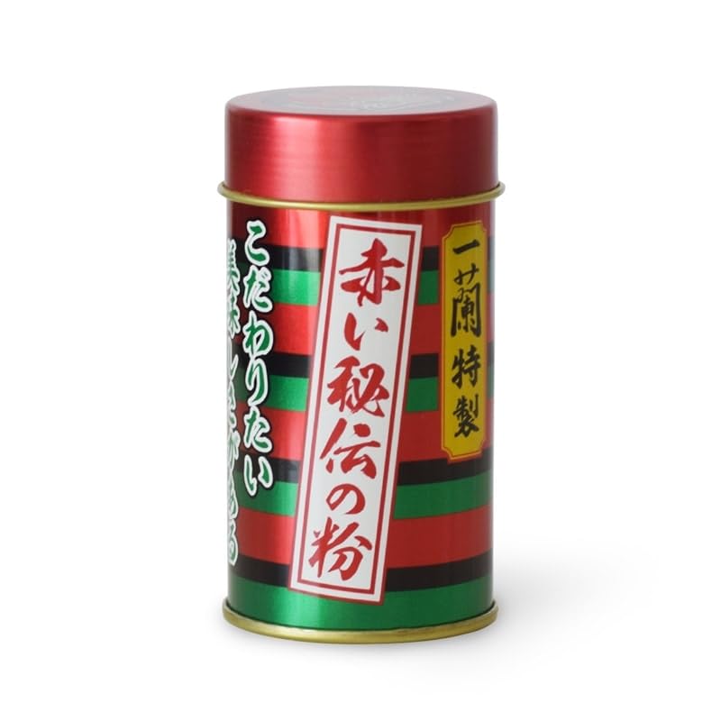 Ichiran Red Secret Powder (Cosmetic Can, 0.5 oz (14 g), Spicy Seasoning, Ramen, Noodle Dish, Stir-fried, Cooking, Accent, Souvenir