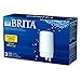 Brita Replacement Water Filter for Faucet Mount, Removes 99% of Lead, Sink Filtration System, White, 3 Count