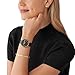 Michael Kors Pyper Three-Hand Black Leather Women's Watch and Jewelry Gift Set (Model: MK1077SET)
