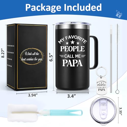 Lifecapido Taza Aislada para Café 20oz con Llavero miniatura 7