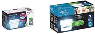 Aqua Optima EPS311 30 Day Water Filter Cartridge 3 Months Supply Compatible with Brita Maxtra, White & Evolve 3 Month Pack, 3 x 30 Day Water Filters - Fit BRITA* Maxtra* (not Maxtra+*) - EVS301
