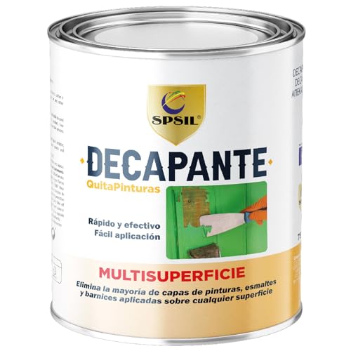 SPSIL Decapante 375 ml - Efectivo y Rápido para Eliminar Capas de Pintura - Multisuperficie - Acción Rápida (375)