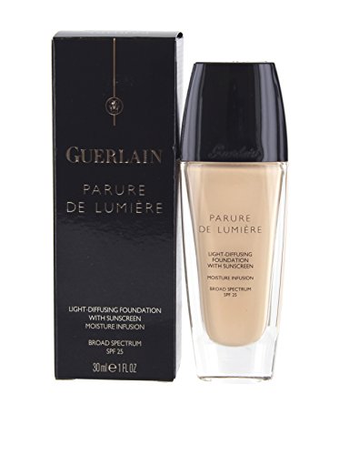 Guerlain Parure De Lumiere Light Diffusing Fluid Foundation with SPF 25, No.01 Beige Pale, 1 Ounce