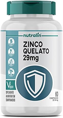 Zinco Quelato 29mg 60 Cps - Nutralin