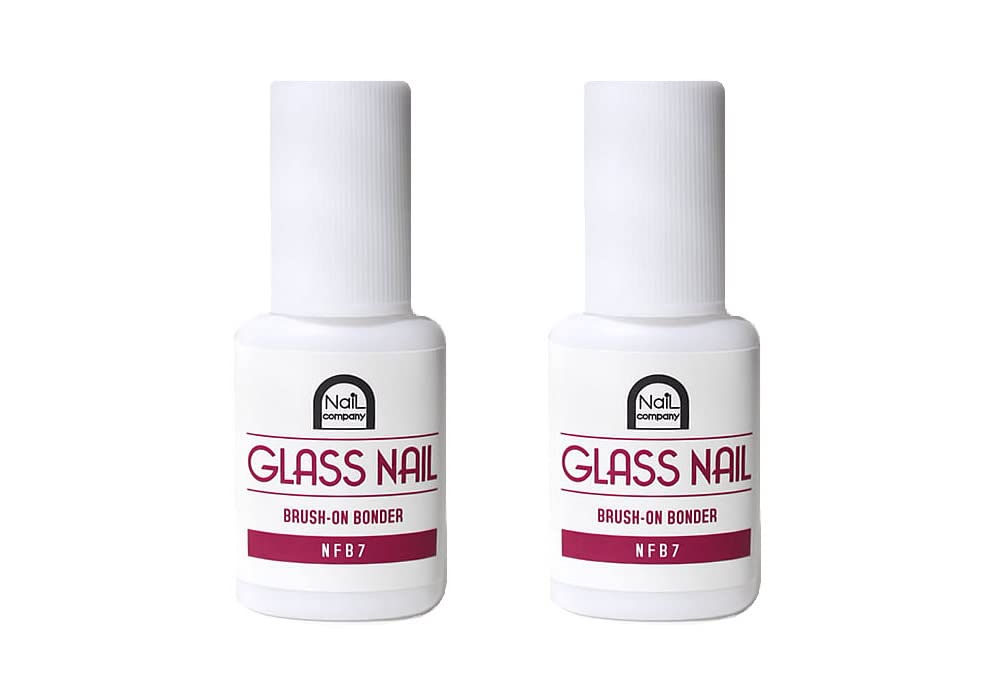 グラスネイル ブラッシュオンボンダー7ml 2本セット ギター爪に最適な爪補強・ギターネイル・爪弱い爪割れる爪薄い方へ