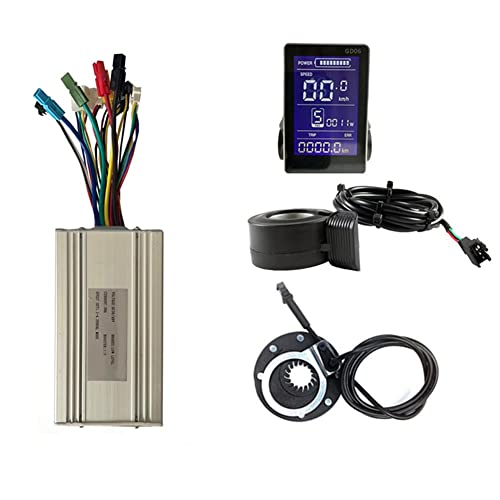 Kznifmk de Controlador 30A para Motores de 36V/48V 1000W GD06 con el Kit de Controlador ComúN PequeñO