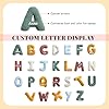 Rayiant Personalized Letter Pillow – Custom Alphabet Plush Cushion with Name, Soft Decorative Initial Pillow for Kids, Bedroom, Nursery #1