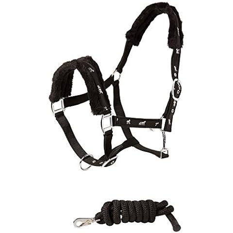 Cwell Equine Horse Print Headcollar and Lead Set Cover