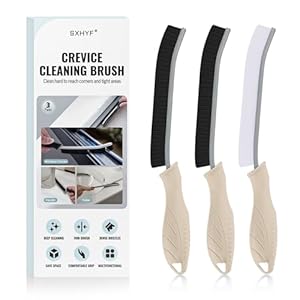 SXhyf Crevice Cleaning Brush – Grout Scrub Brush, House Cleaning Supplies, Gap Cleaning Tools, Home Essentials, Gifts for Women Men, Hard Bristle Crevice Cleaner Brush for Household Use, Bathroom