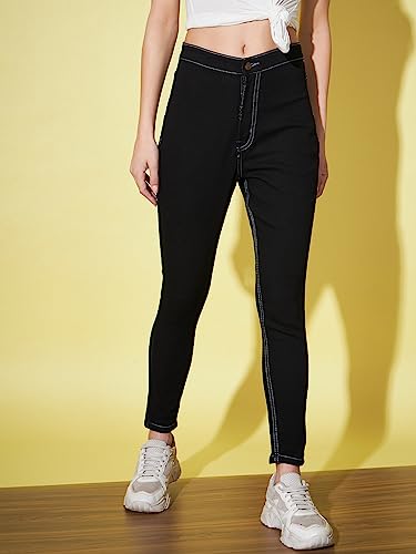 Image of GUTI Womens High Rise Ankle Length Jeans