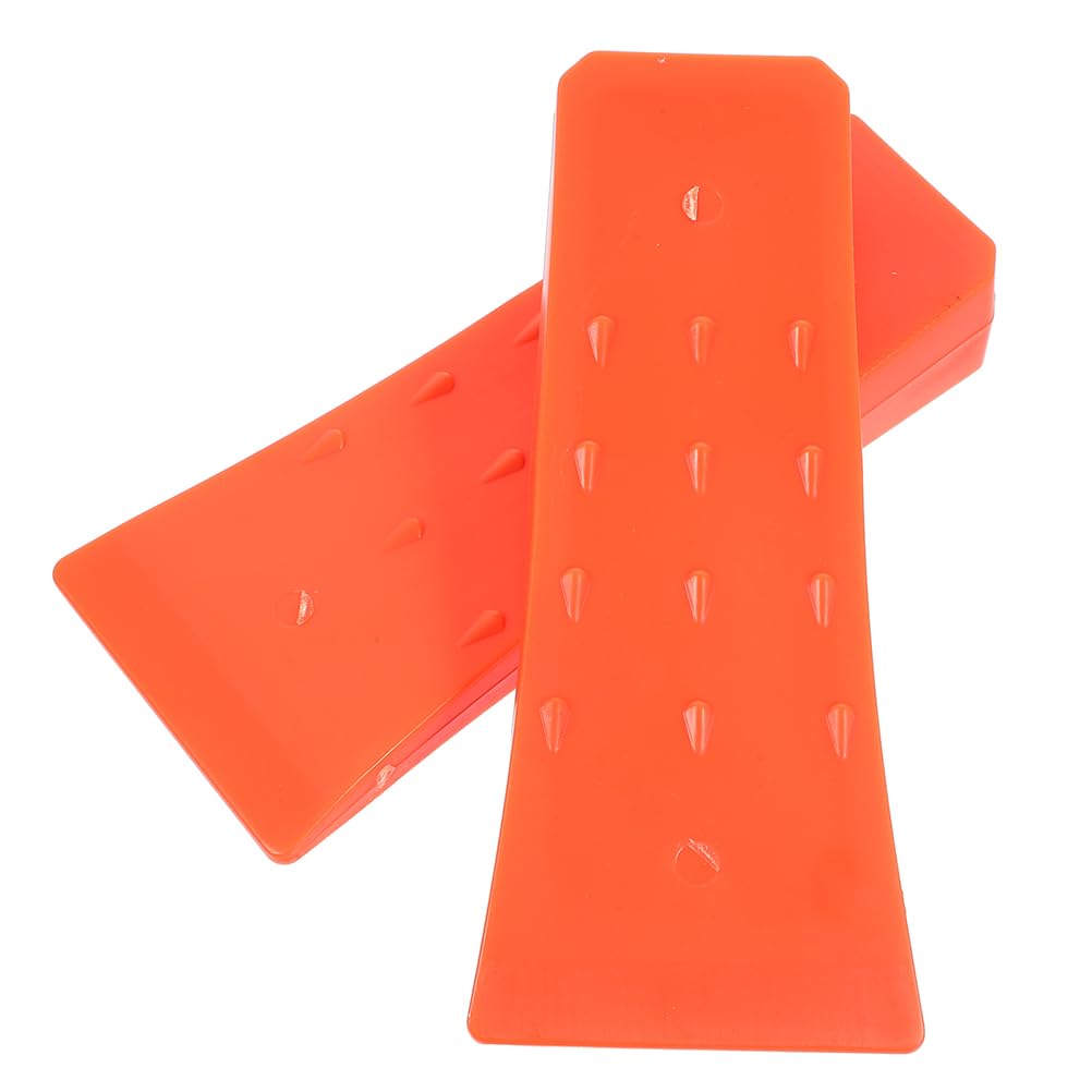 Coins d'abattage orange réutilisables NUOBESTY cales de tronçonneuse pour travaux forestiers