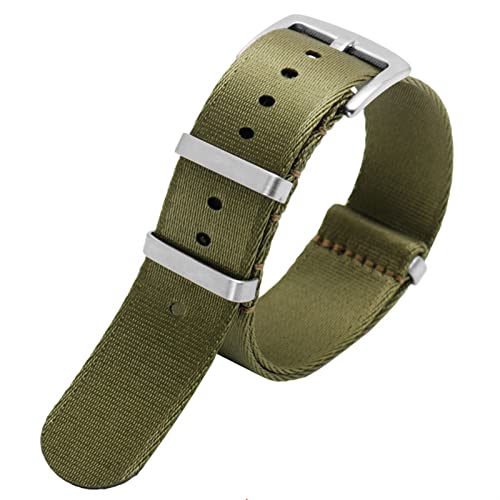 [NWHKQSHSZ] Premium Quality 20mm 22mm Seatbelt Watch Band Nylon Strap For 007 Military Striped Replacement Men Watch