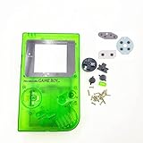 New Full Housing Shell Cover Case Pack with Screwdriver for Gameboy Classic/Original GB DMG-01 Repair Part-Clear Green