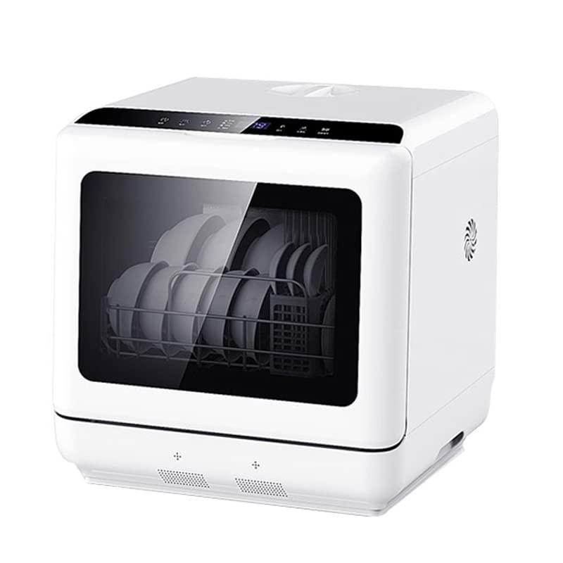 Mini Tabletop Dishwasher, Portable Compact Dishwasher, with High Temperature Disinfection, Touch...