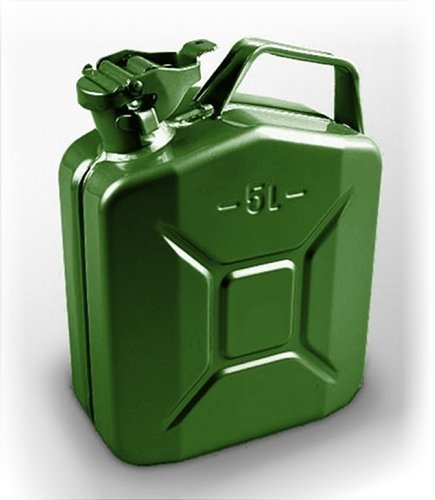 5 Litros Verde Bidón para Combustible Gasolina Diesel Etc