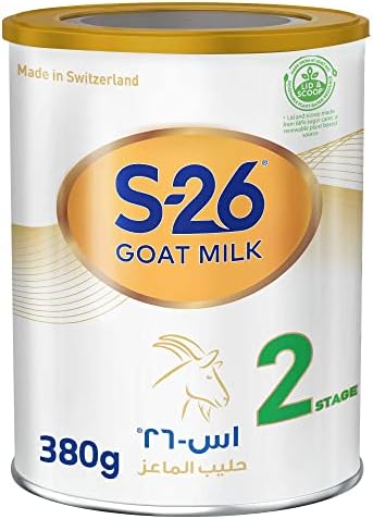 S26 Goat Milk 2, Stage 2, FROM 6-12 MONTHS FOLLOW ON FORMULA, 380g