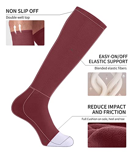 CS CELERSPORT 2/3 Pack Baseball Soccer Softball Socks for Youth & Adult Multi-sport Tube Socks4