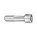 1/4"-20 x 2-3/4", Cylindrical, Socket Head Cap Screw, Alloy Steel, Steel, Black Oxide Finish, 100PK